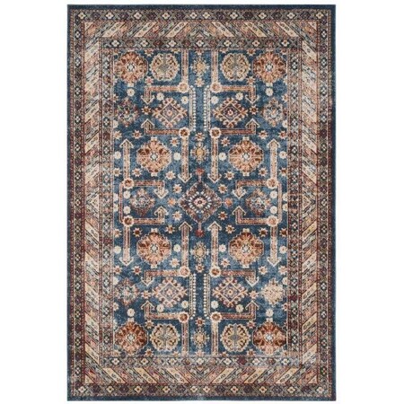 Safavieh Bijar Small Rectangle Area Rug, Royal and Ivory - 4 x 6 ft. BIJ653B-4
